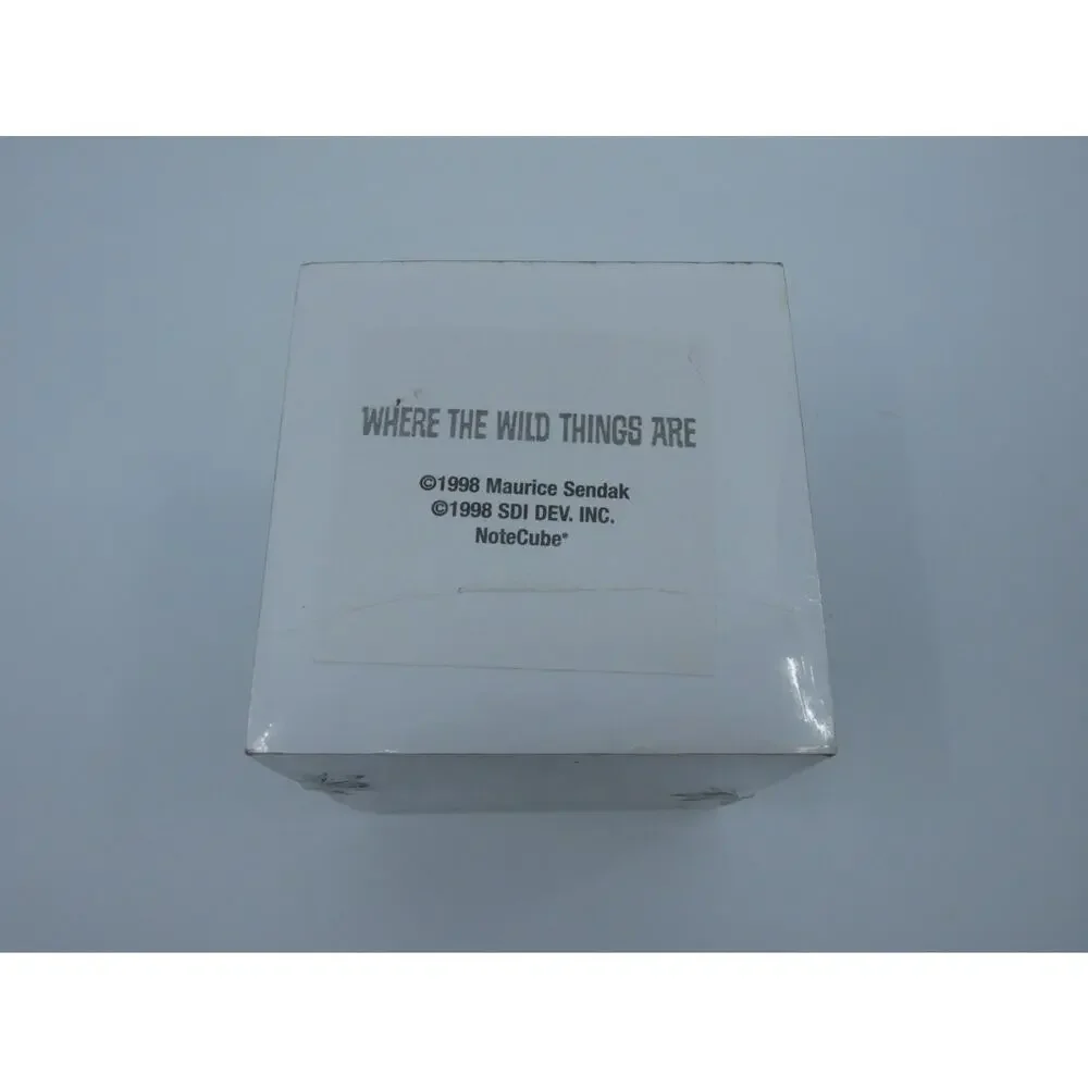 Where The Wild Things Are NoteCube Memo Pad Maurice Sendak Office Desk NOS
